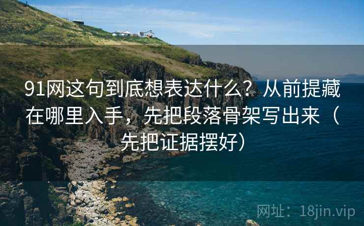 91网这句到底想表达什么？从前提藏在哪里入手，先把段落骨架写出来（先把证据摆好）